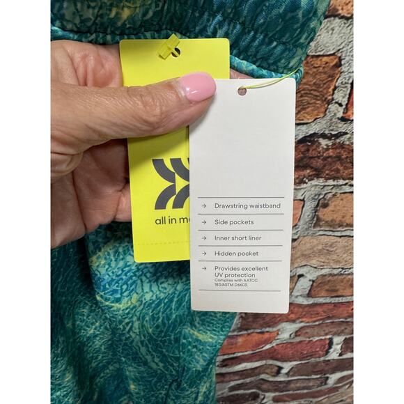 NWT Men’s All in Motion Turquoise Any Sport Performance Shorts - XXL - Picture 2 of 4